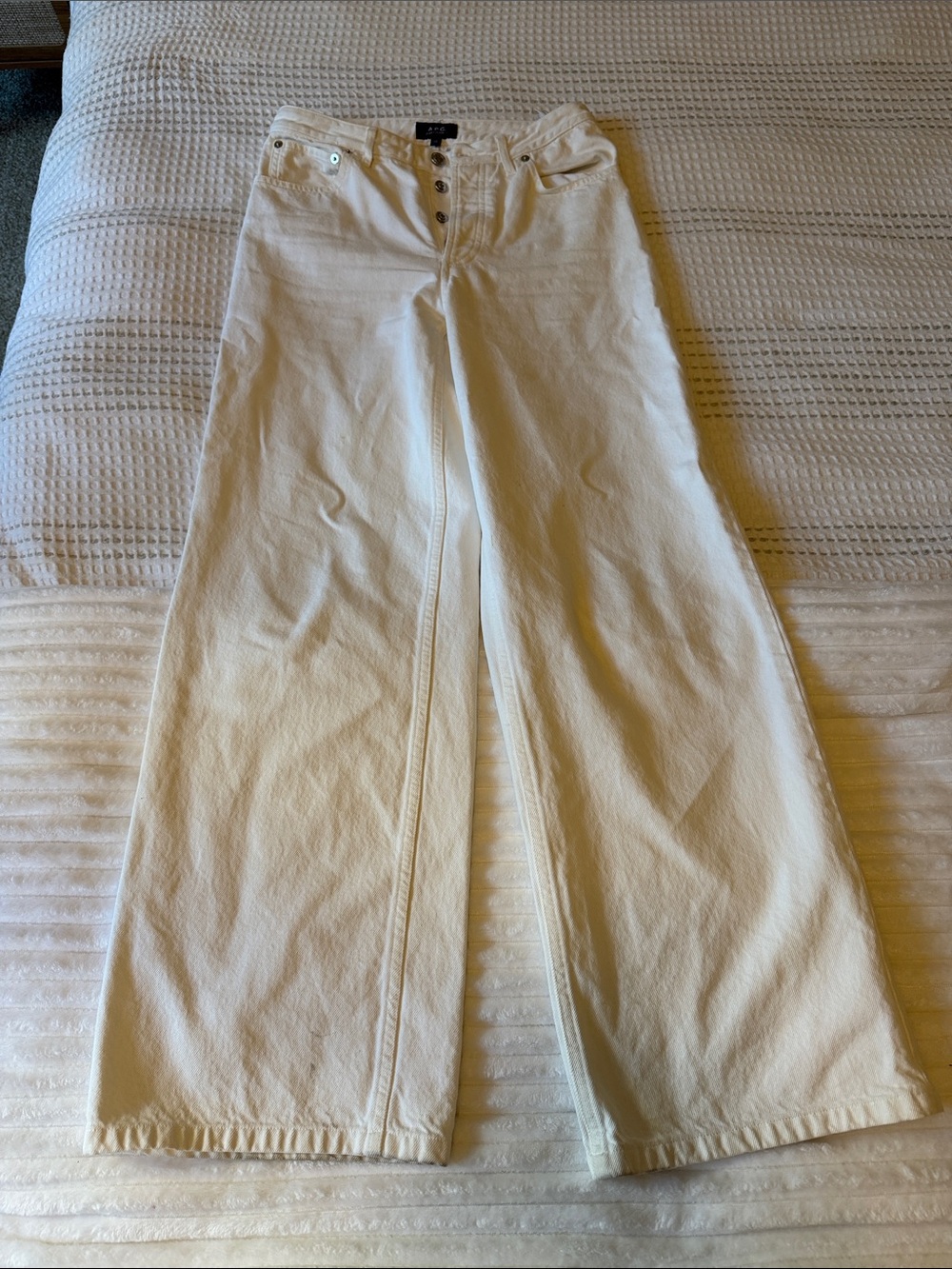 26 A.P.C. White Jeans